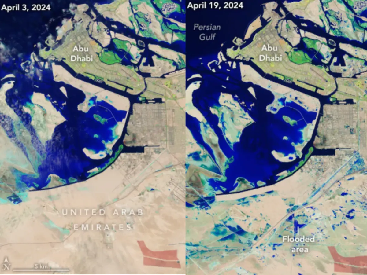 NASA publishes satellite images